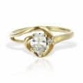 Inel aur 14 kt I 547S, zirconia diverse culori