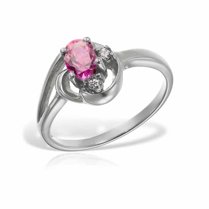 Inel aur 14 kt I 547S, zirconia diverse culori