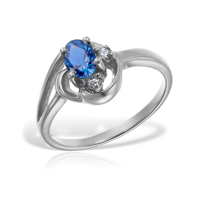 Inel aur 14 kt I 547S, zirconia diverse culori