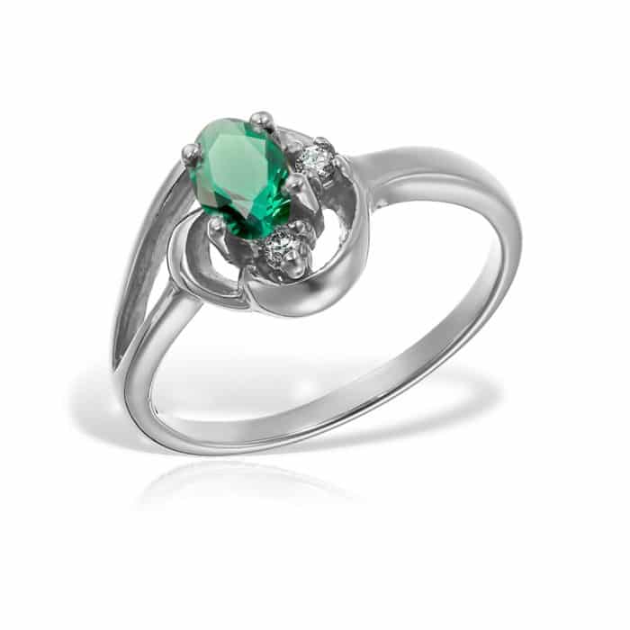Inel aur 14 kt I 547S, zirconia diverse culori