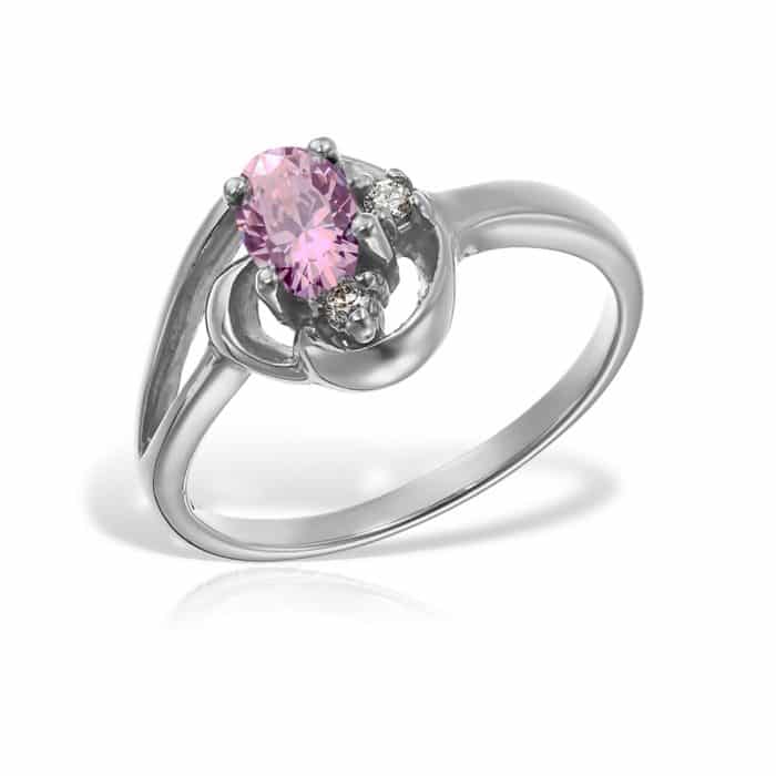 Inel aur 14 kt I 547S, zirconia diverse culori