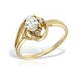 Inel aur 14 kt I 547S, zirconia diverse culori