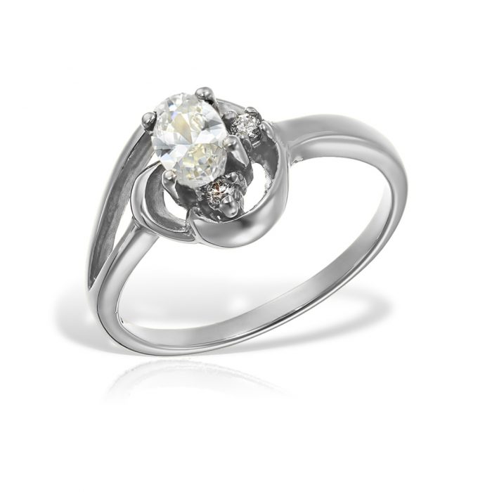 Inel aur 14 kt I 547S, zirconia diverse culori