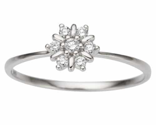 Inel aur alb 14 kt cu diamante BB.630534