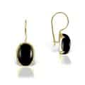 Cercei cu onix negru, aur 14 kt, C S13C.3