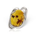 Inel aur 14 kt cu Chihlimbar I 08C.2