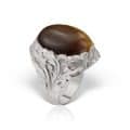 Inel aur 14 kt cu ochi de tigru I S12C.6