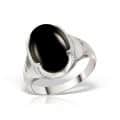 Inel aur 14 kt cu onix negru I S13C.3