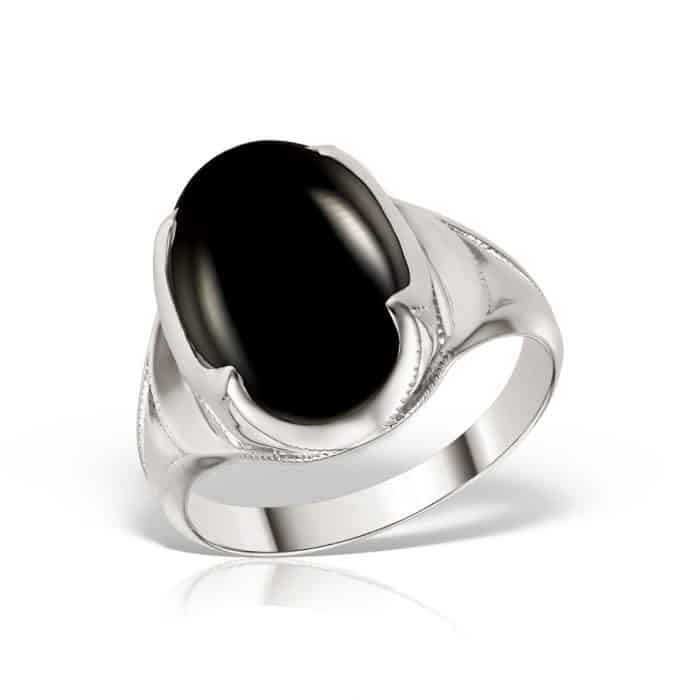 Inel aur 14 kt cu onix negru I S13C.3