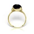 Inel aur 14 kt cu onix negru I S13C.3