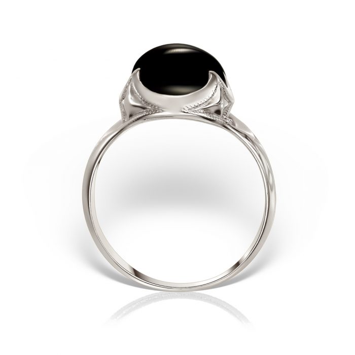 Inel aur 14 kt cu onix negru I S13C.3