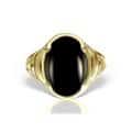 Inel aur 14 kt cu onix negru I S13C.3