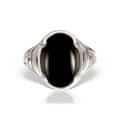 Inel aur 14 kt cu onix negru I S13C.3