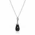 Pandantiv din aur 14 kt cu onix negru P S06C.1