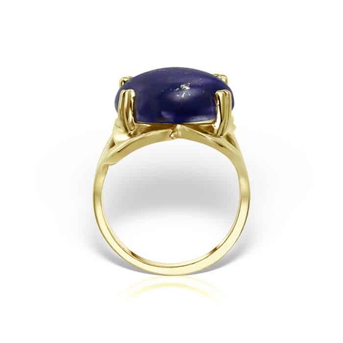 Inel aur 14 kt cu Lapis Lazuli I 08C.3