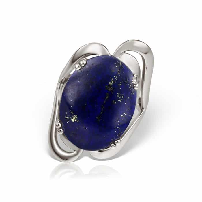 Inel aur 14 kt cu Lapis Lazuli I 08C.3