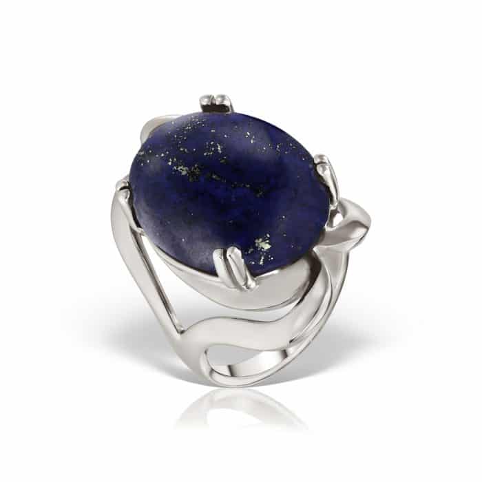 Inel aur 14 kt cu Lapis Lazuli I 08C.3