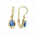Cercei aur copii, 14 kt, zirconii diverse culori, C 246S
