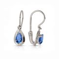 Cercei aur copii, 14 kt, zirconii diverse culori, C 246S