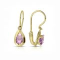 Cercei aur copii, 14 kt, zirconii diverse culori, C 246S