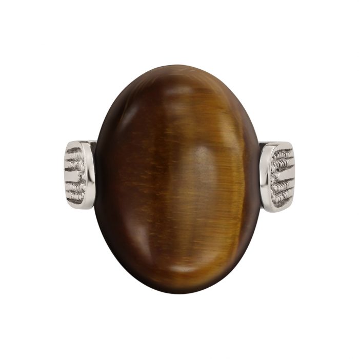 Inel aur 14 kt cu ochi de tigru I 10C.2