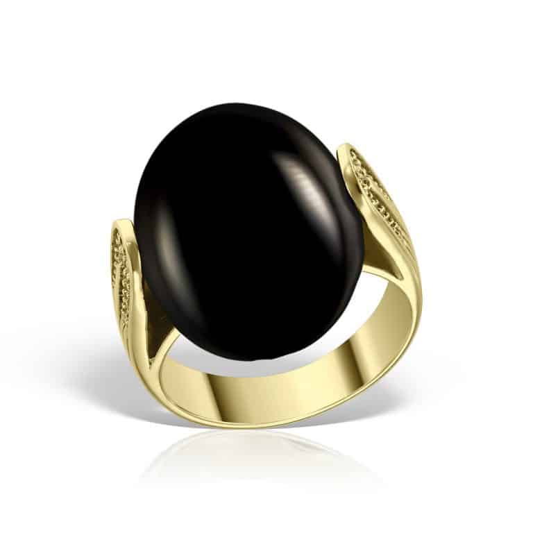 Inel aur 14 kt cu onix negru I 10C.3