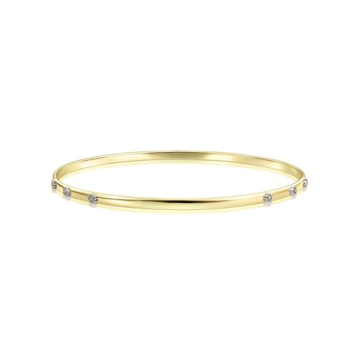 Brăţară aur damă cu floricele BR 03C, 14 kt, diverse combinații
