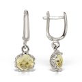 Cercei cu citrine, aur 14 kt, C S21C.14