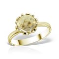 Inel aur 14 kt cu citrin I S21C.7