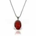 Pandantiv cu carneol din aur 14 kt P S13C.1