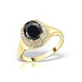 Inel aur 14 kt I 492S cu zirconia diverse culori