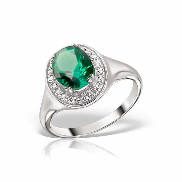 Inel aur 14 kt I 492S cu zirconia diverse culori