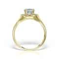 Inel aur 14 kt I 492S cu zirconia diverse culori