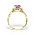 Inel aur 14 kt I 492S cu zirconia diverse culori