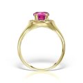 Inel aur 14 kt I 492S cu zirconia diverse culori