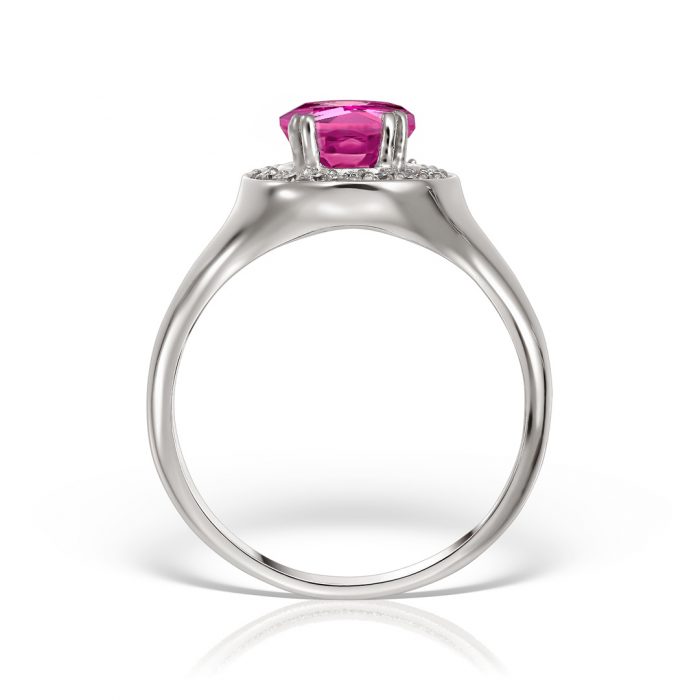 Inel aur 14 kt I 492S cu zirconia diverse culori