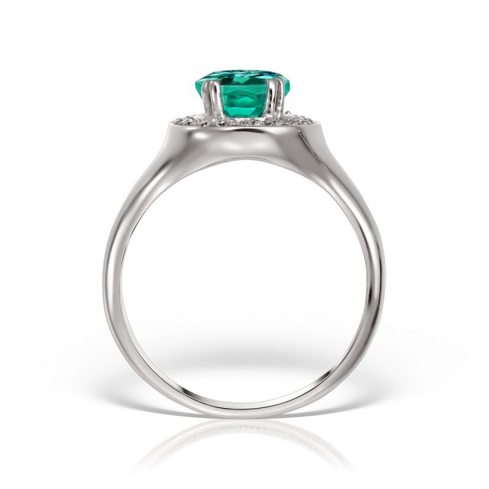 Inel aur 14 kt I 492S cu zirconia diverse culori