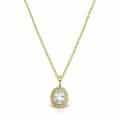 Pandantiv aur 14 kt cu zirconia diverse culori P 156S