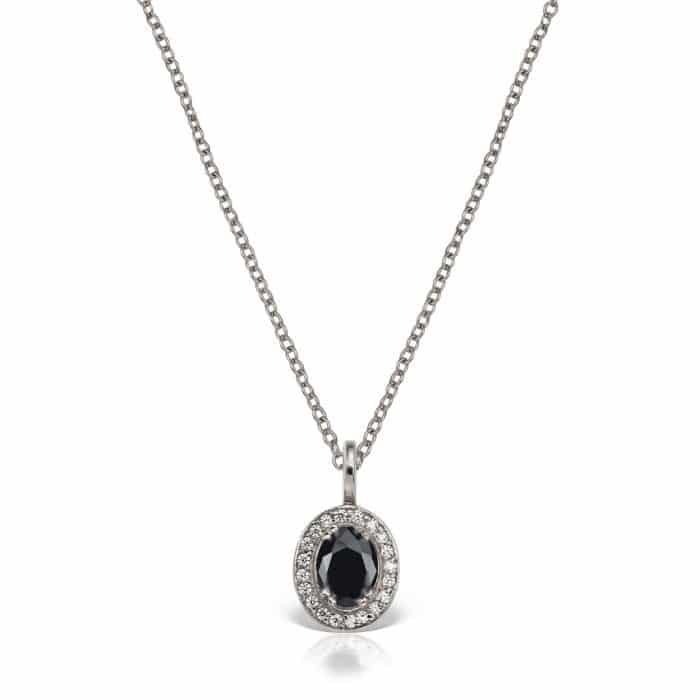 Pandantiv aur 14 kt cu zirconia diverse culori P 156S
