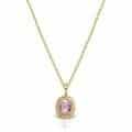 Pandantiv aur 14 kt cu zirconia diverse culori P 156S