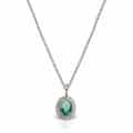 Pandantiv aur 14 kt cu zirconia diverse culori P 156S