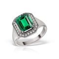 Inel aur 14 kt cu zirconia diverse culori I 639S