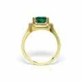 Inel aur 14 kt cu zirconia diverse culori I 639S