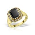 Inel aur 14 kt cu zirconia diverse culori I 639S