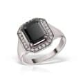 Inel aur 14 kt cu zirconia diverse culori I 639S