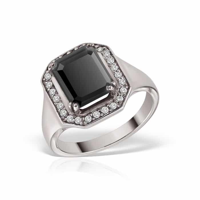 Inel aur 14 kt cu zirconia diverse culori I 639S