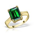 Inel logodnă din aur 14 kt I 283S, galben/alb, zirconia diverse culori