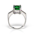 Inel logodnă din aur 14 kt I 283S, galben/alb, zirconia diverse culori