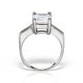 Inel logodnă din aur 14 kt I 283S, galben/alb, zirconia diverse culori