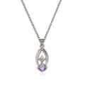 Pandantiv aur 14kt cu zirconia diverse culori P 149S